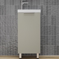 Style Line Тумба под раковину Соло 40 серая галька